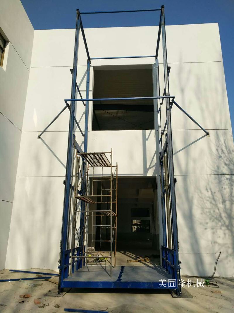 金昌仓库专用导轨式升降货梯价格
